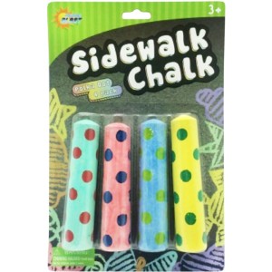 Polka Dot Chalk 4Pack 24Pcs - Main Small Pic - AA-Global - TY3750