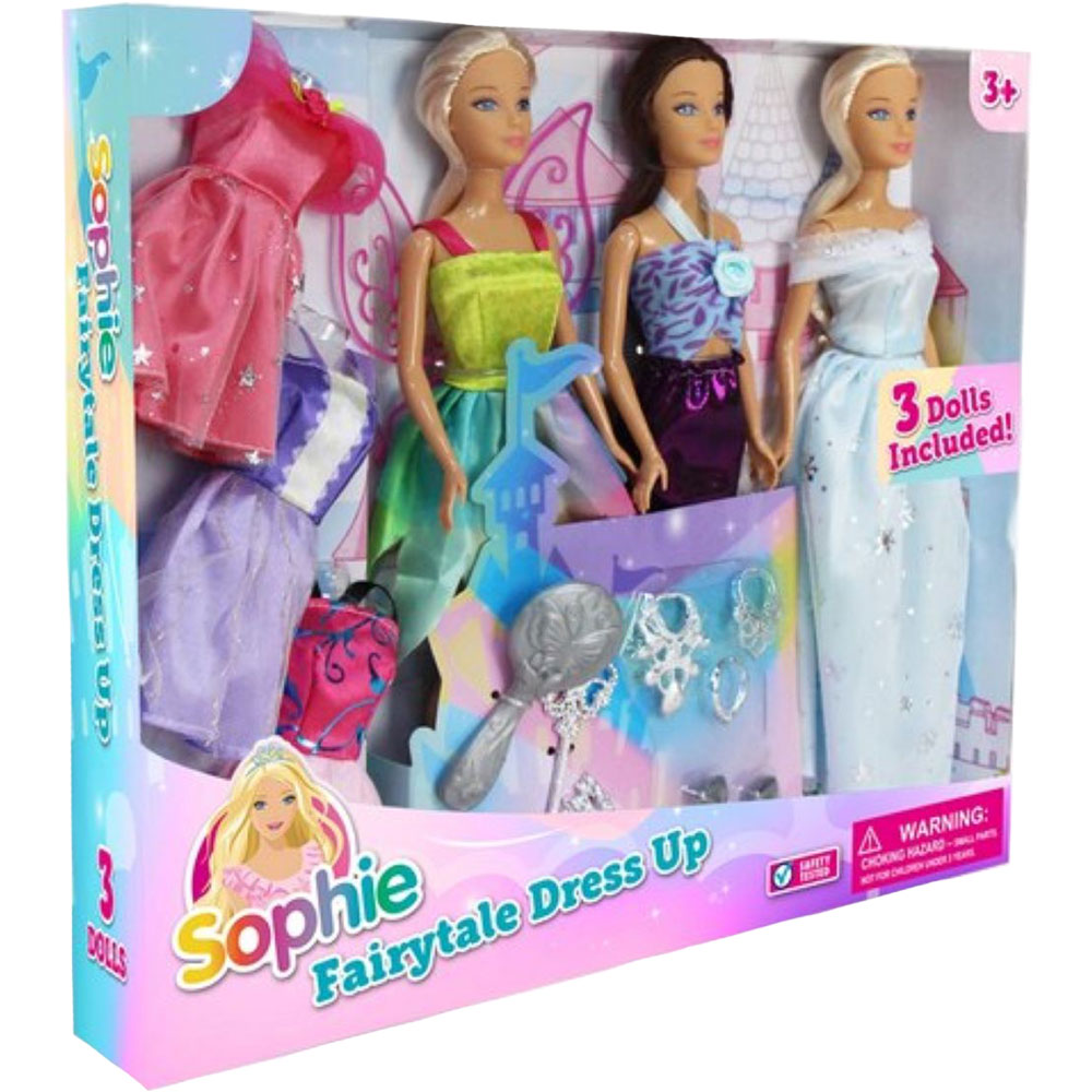 fashion dress up dolls Fashion Girls Premium Doll with Movable Joints – 18-20cm Cute Dress-Up –  CUTESO main image 1