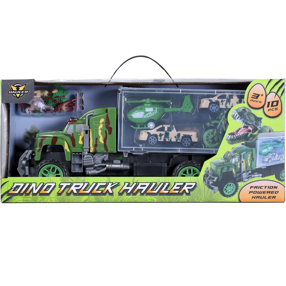 Dino Truck Hauler w vehicles A&A Global Industries