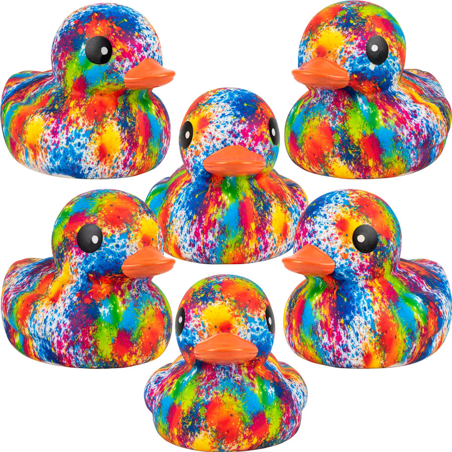 Rubber Deluxe Splash 6in Ducks A&A Global Industries
