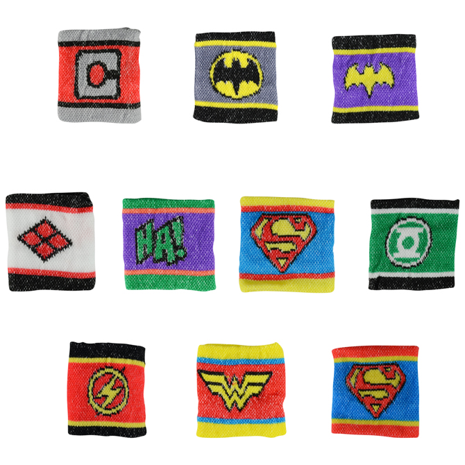 DC Comics Logo Wristbands 2in Capsules 250pcs