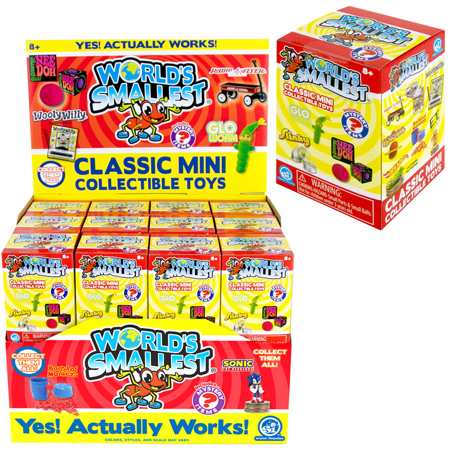 World's Smallest Classic Mini Toys Series 4 Mystery Box [24 Packs]