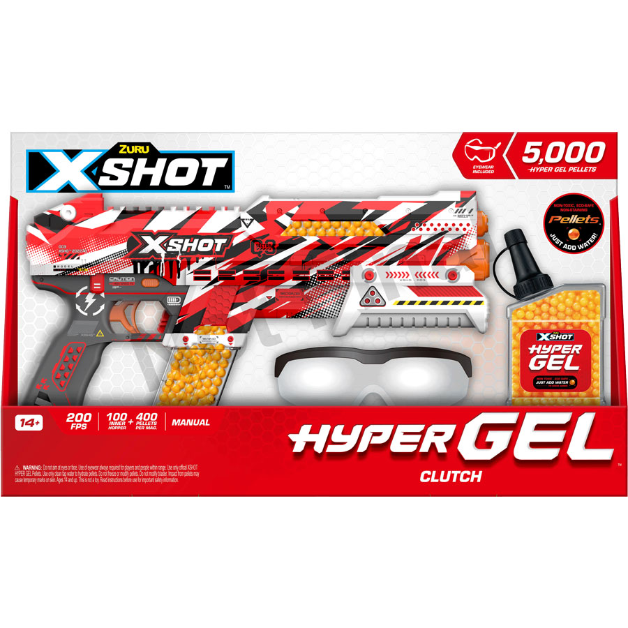 Zuru X-Shot Hyper Gel Clutch Toy Blaster
