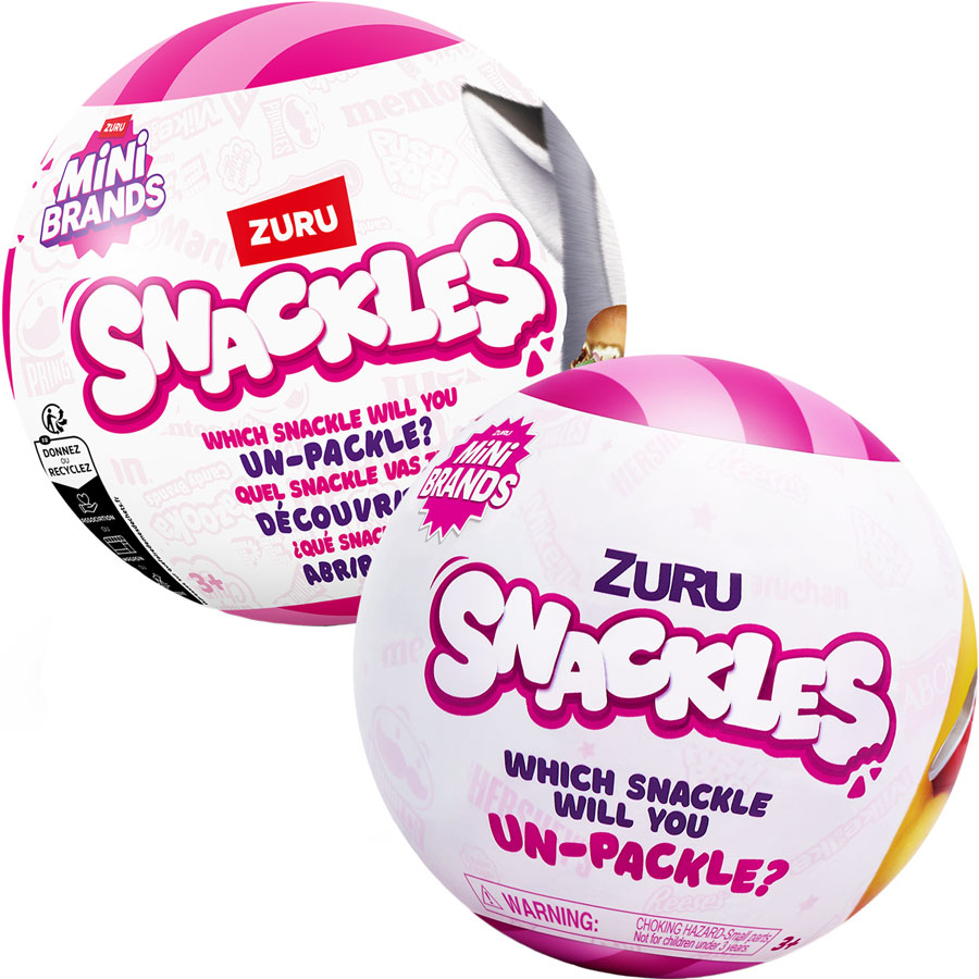 ZURU™ Mini Brands Snackles Mystery Mini 5 Plush Capsule S1W2 • Showcase US