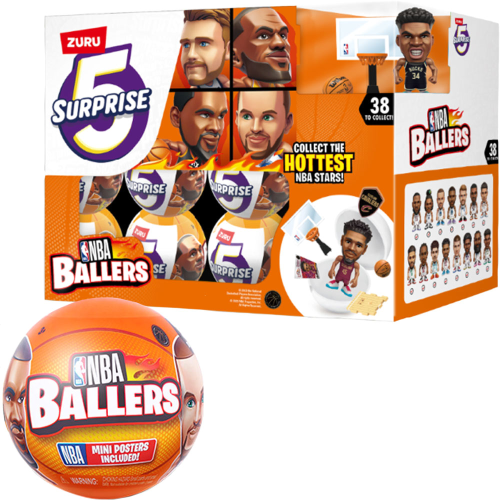 ZURU NBA Ballers S1 Asst 48pcs | A&A Global Industries