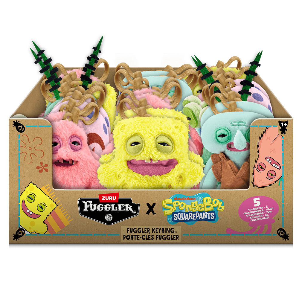 ZURU Fuggler SpongeBob Keyring 5in Asst | A&A Global Industries